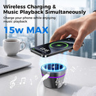 Magnetic Portable Bluetooth Speaker  Shower Speaker With Wireless Charge