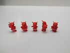 Mini Christmas Aliens  5   Figures 1   Santa Suit Holding Gift Or Toy Nos