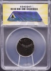 1988-d Jefferson Nickel     65  Off-center Error     Anacs Ms64     Struck At 11 30