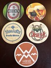 Beer Coasters Vintage Beer Coasters - Assorted Lot Of 5 Beer Collectibles Paper