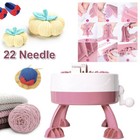 48 Needles Loom Smart Weaving Round Board Rotating Double Knit Kit  row Counter
