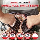 Alpha Grillers Meat Shredder Claws - Grilling Accessories Fathers Day Gift For D