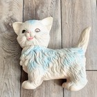 Vintage Original Edward Mobley Rubber Cats 1960s Squeak Toy Sleepy Eyes Lot Of 2