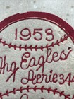 1953 Fraternal Order Eagles Wheeling West Virginia Baseball Star League Patch