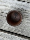 Vintage Wood Bucket With Metal Bail Small 2x2 1 4 In