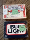 Vintage Budweiser   Bud Light Beer Playing Cards Deck Nos Sealed   New Lot Of 2