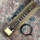 1955 Supro Supreme Vintage Valco Brown Pearl Lap Steel Guitar W  Hardshell Case 