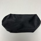 Tumi For Delta Black Travel Pouch Toiletry Cosmetic Bag Case Small Zip