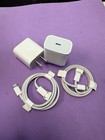2x Oem Apple 20w Usb-c Adapter Charger Type C A2305 W  Usb-c To Lightning Cable