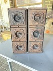 6 Vintage Oak Singer Treadle Sewing Machine Drawers   Racks Quarter Sawn Oak