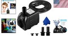 Versatile 25w Submersible Pump With Adjustable Flow - For Fish Tanks   Gardens