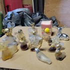 Mixed Lot Of 13 Vtg Miniature Avon Perfume Bottles Snail  Deer  Swan pig  Mouse