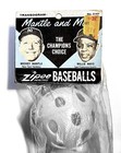 Desirable   Transogram Mickey Mantle  willie Mays Zipee Balls Original Unopened