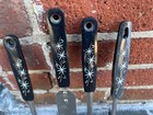 Lot Of 4 Vintage Ecko Atomic Starburst Utensils Spoons Fork Spreader Mid-century
