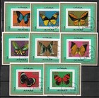 Butterflies Interesting Used Lot Including 8 Blocks As Shown On 2 Scans