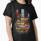 New Hot Legends Of Rock Guitar Vintage Classic Graphic T-shirt Adult Unisex