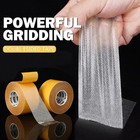 1-roll - 5m Double Sided Transparent Fiber Mesh Tape High Viscosity Adhesive