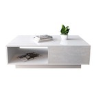 Rectangular Coffee Table High Gloss White Modern Rectangle Living Room Table
