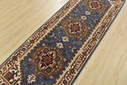 Heriz Serapi Runner 2   8    X 7   11    Blue Wool Tribal Hand-knotted Oriental Rug