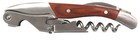 2 Openers  Corkscrew Wine Bottle Opener Waiters Key Double Hinged  Foil Cutter