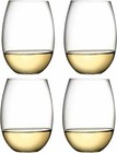 Stemless White Wine Glasses Set Of 4 European Style Classic Wine Cups Gift