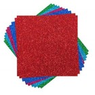 Cricut Glitter Card Stock - Bright Sampler   10 12 x12  Sheets   New