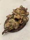 Vintage Hubley  Style Cast Iron Rose Door Knocker - 