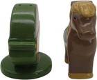 Parks And Rec Lil Sebastian Harvest Festival Ceramic Salt And Pepper Shaker Set