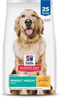 Hill s Science Diet Adult Perfect Weight Chicken Recipe Dry Dog Food  25 Lb Bag