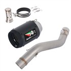 For Kawasaki Ninja Zx6r Zx636 2023-2026 Slip-on Exhaust Muffler Mid Link Pipe