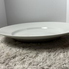 Pottery Barn Great White Dinner Chop Plate Charger Plate Wide Rim 12 25   