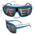 Yeet Adult Sunglasses Sports Shades For Main Event Jey Uso Costume