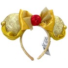 Disney Parks Belle Beauty   The Beast Minnie Mouse Ears Princess Headband Nwt