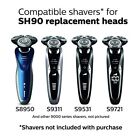 New Sh90 72 Philips Norelco Shaver Series 9000 Replacement Shaving Heads