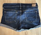 American Eagle Outfitters Women s Blue Denim Shorts Stretch Fit Size 8