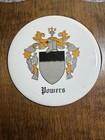 Powers Family Coat Of Arms Plaque 8 X6 Irish Ireland Family Crest