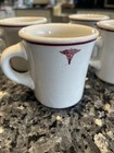 Vintage Us Army Medical Coffee Mugs Restaurant Ware Buffalo China