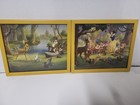 Vintage 1947 Pr Disney Snow White Good Friends All   Bambi Forest Secrets Framed