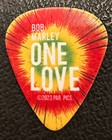 New Bob Marley - One Love - 2024 Movie Film Promo Guitar Pick Pic Tie Dye