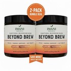 4-pack Caramel Beyond Brew Mushroom Coffee 7-in-1 Cacao Energy focus gut mental 