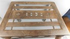 Antique Wrought Iron Fireplace Hearth Trivet Stool Bench Stand Dated 1898