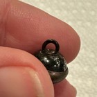 Antique  1 Victorian Dress Button - Iridescent Brass - Ca  1880s