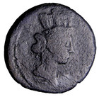 Very Rare Decapolis  Abila  Lucius Verus  Ad 161-169     Judaea Large Roman Coin