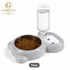 Dog   Cat Food And Water Bowl Set Pet Feeder With Water Dispenser Multi Color