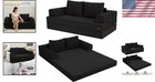 Boneless Couch Convertible Futon Sofa Bed With Pillows  Corduroy  Space-saving