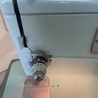 Vintage Singer Sewing Machine  Robin Egg Blue Pedal Case Tested  see Description
