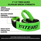 Off Road Recovery Kit  10 Ton Heavy Duty Snatch Block Pulley And 3  X8  Tree 