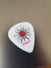 Pearl Jam Pick Mike Mccready  letter K  Guitar Pick Red On White