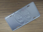 Vintage Mooneyes License Plate Embossed Metal Aluminum New Old Stock Moon