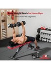Basic Weight Bench For Home Gym Adjustable Workout Bench With 8 Backrests 660lbs